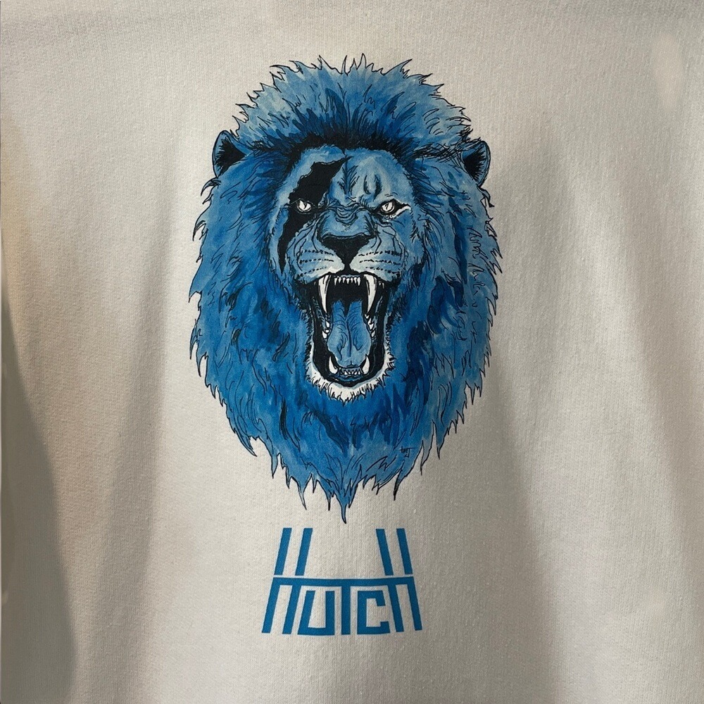 House of Hutch‎ Hutchinson Detroit Lions White Hoodie M - Picture 2 of 5